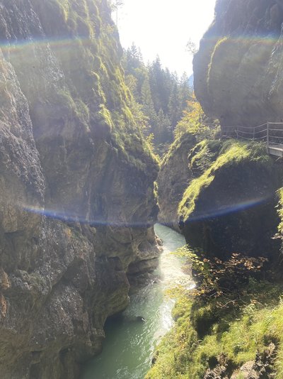 Wildromantische Bergschlucht